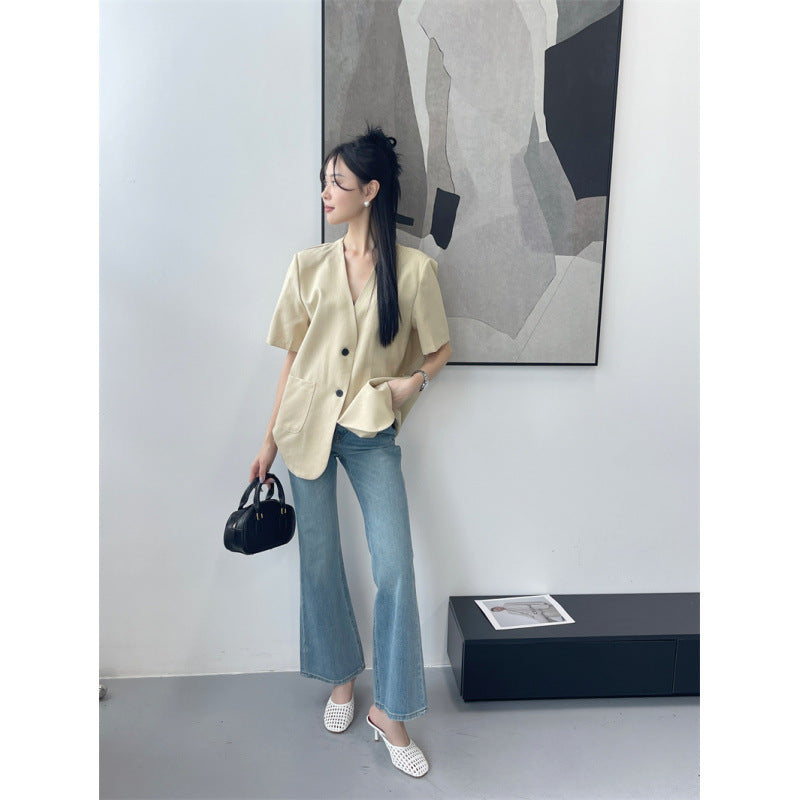 Closed Toe Woven Hollow Sandals Women