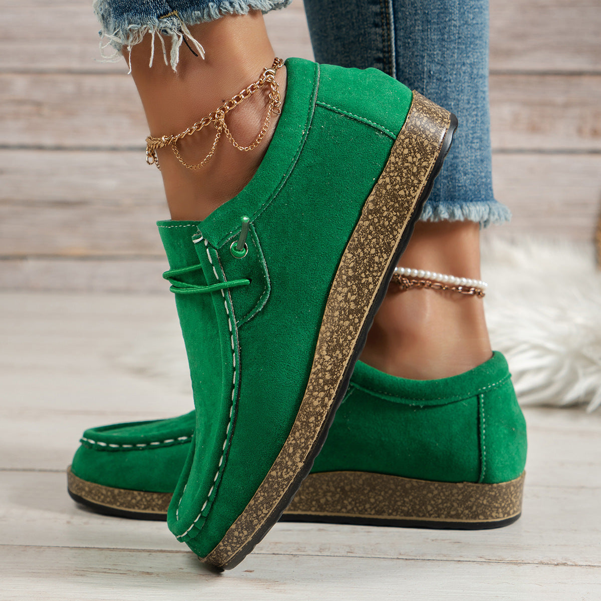 Women’s Elastic Slip-On Casual Shoes