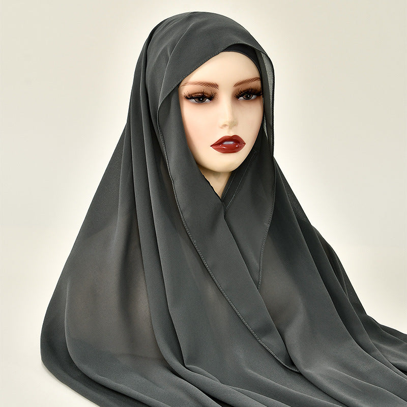 Foulard magnétique en mousseline de soie