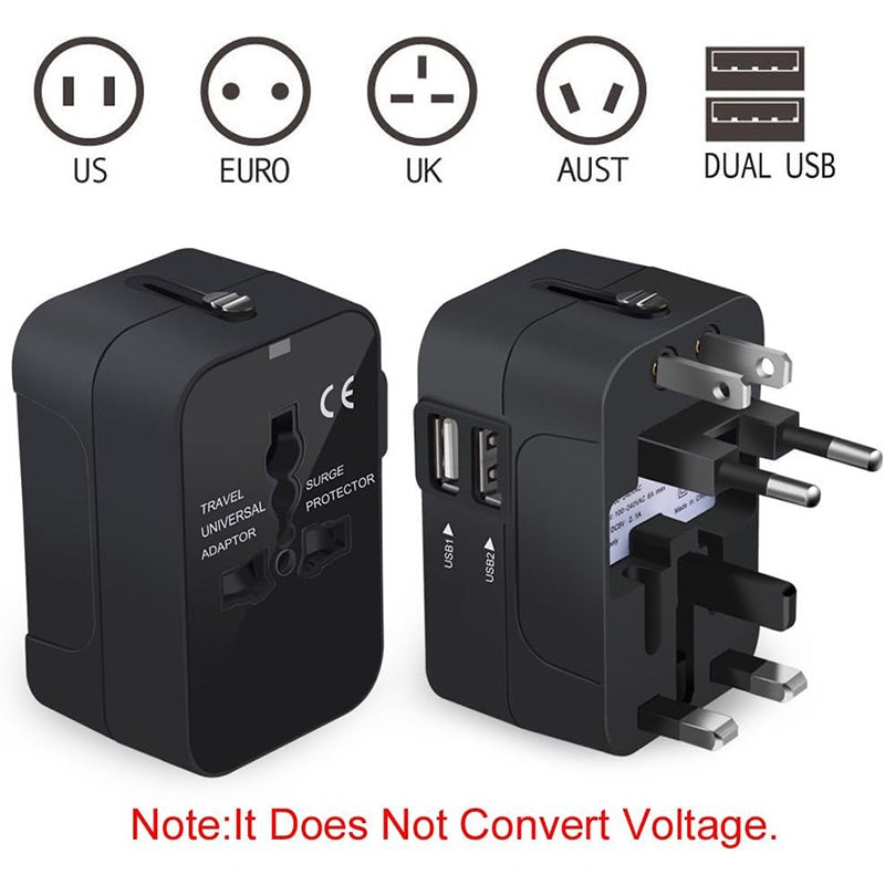 Universal Travel Adapter with USB-C