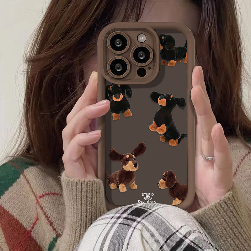 Cream Dachshund Dog Phone Case