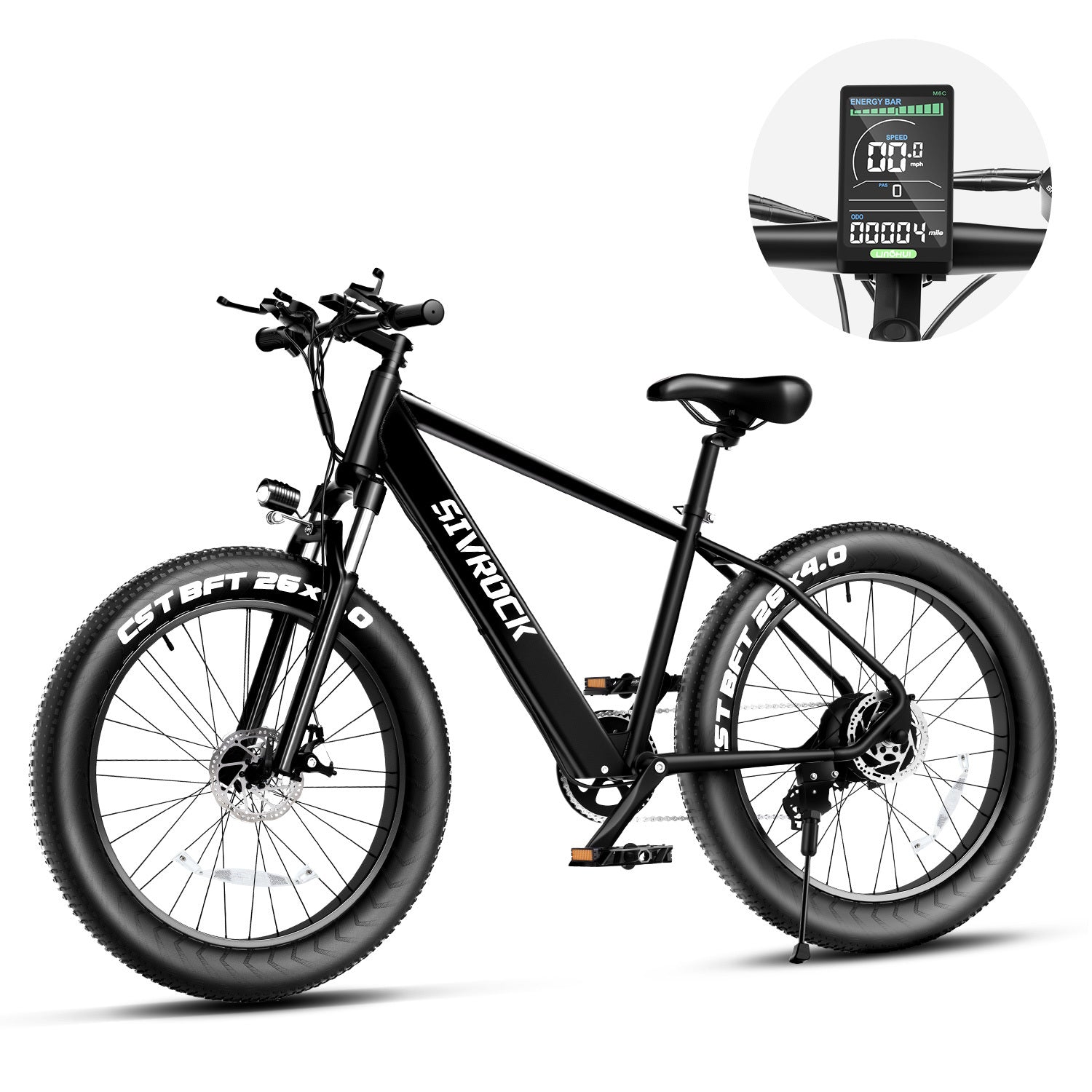 E-Mountain Bike 1000W 26x4.0 Tires