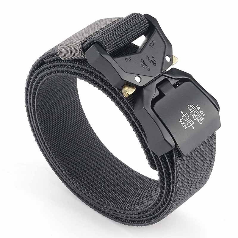 Ceinture tactique d'extérieur tissée élastique