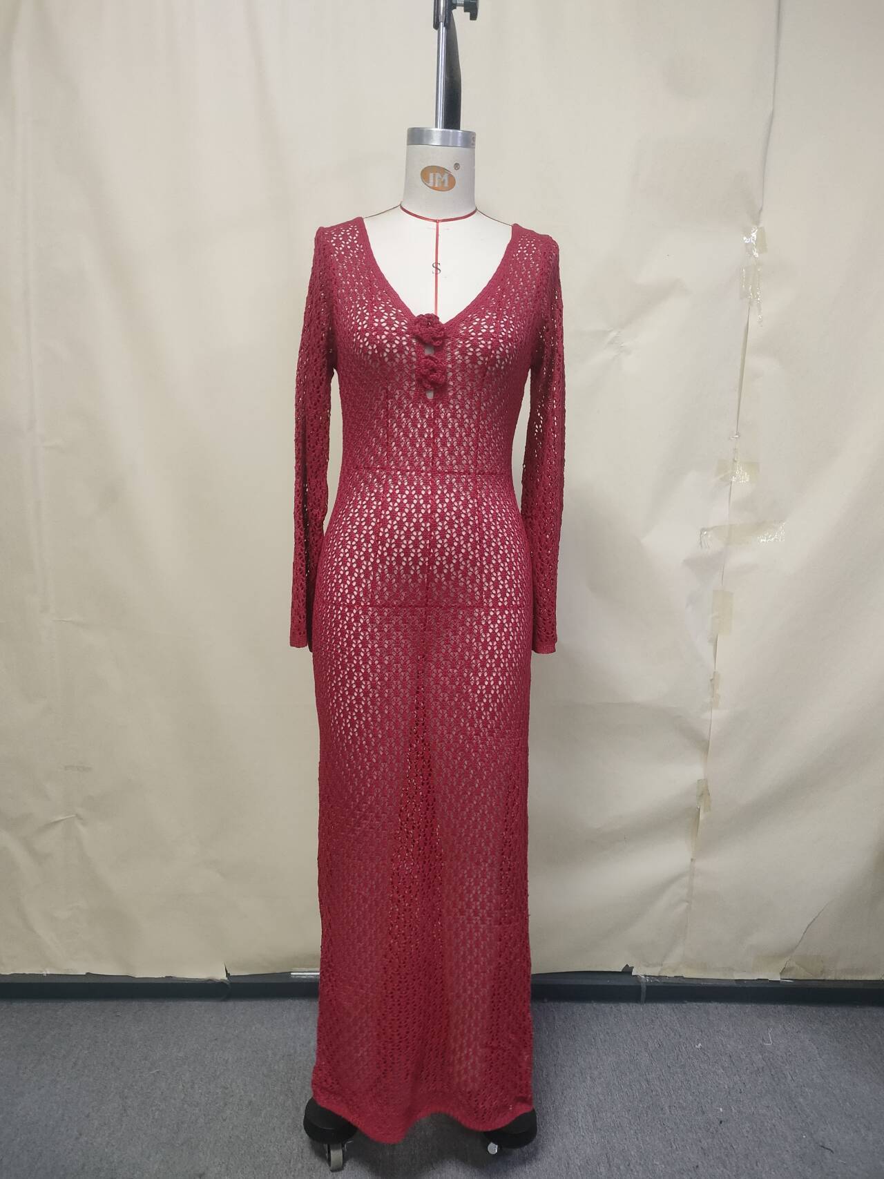 Knitted Floral Beach Skirt for Women