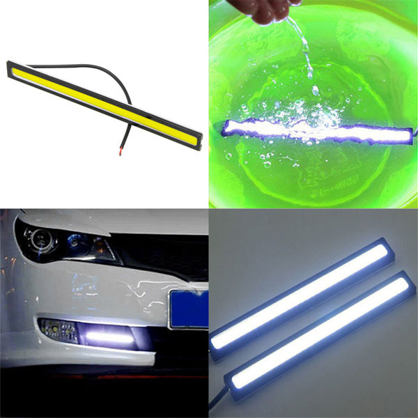 Car COB Daytime Running Light 17cm White