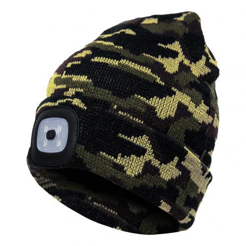 LED Light-Up Knit Beanie Hat