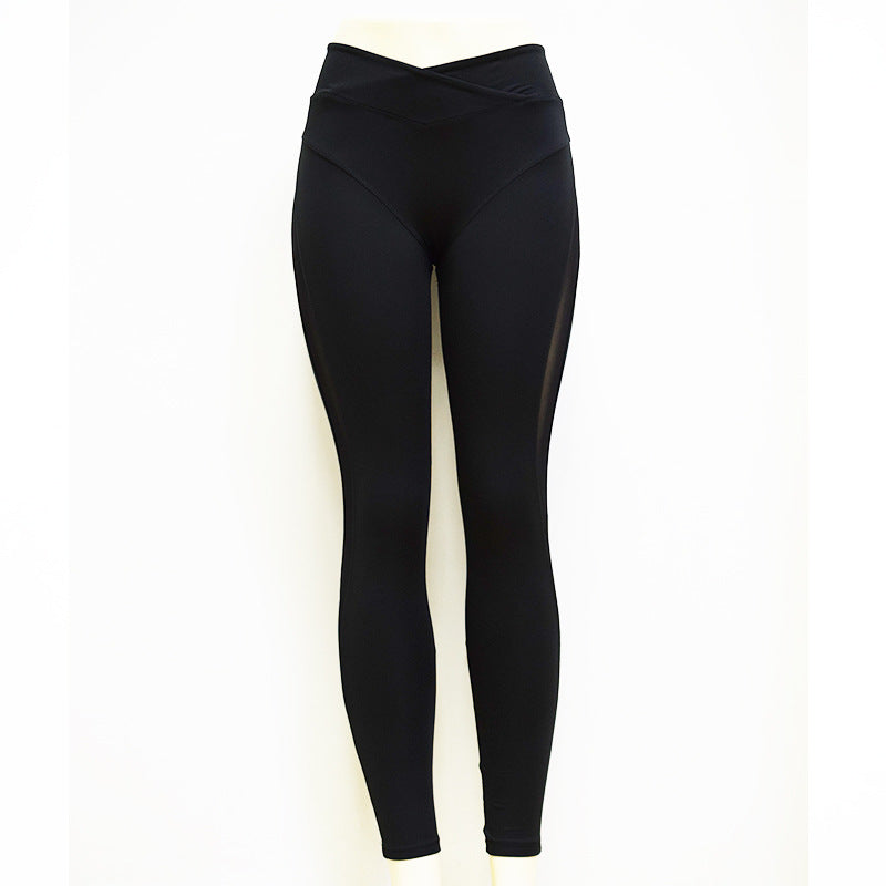 Leggings de yoga élastiques taille haute pour femmes