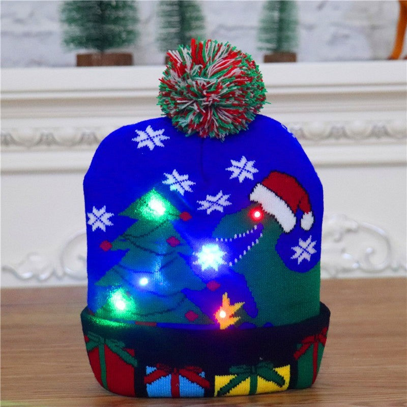 Bonnet de Noël lumineux à LED