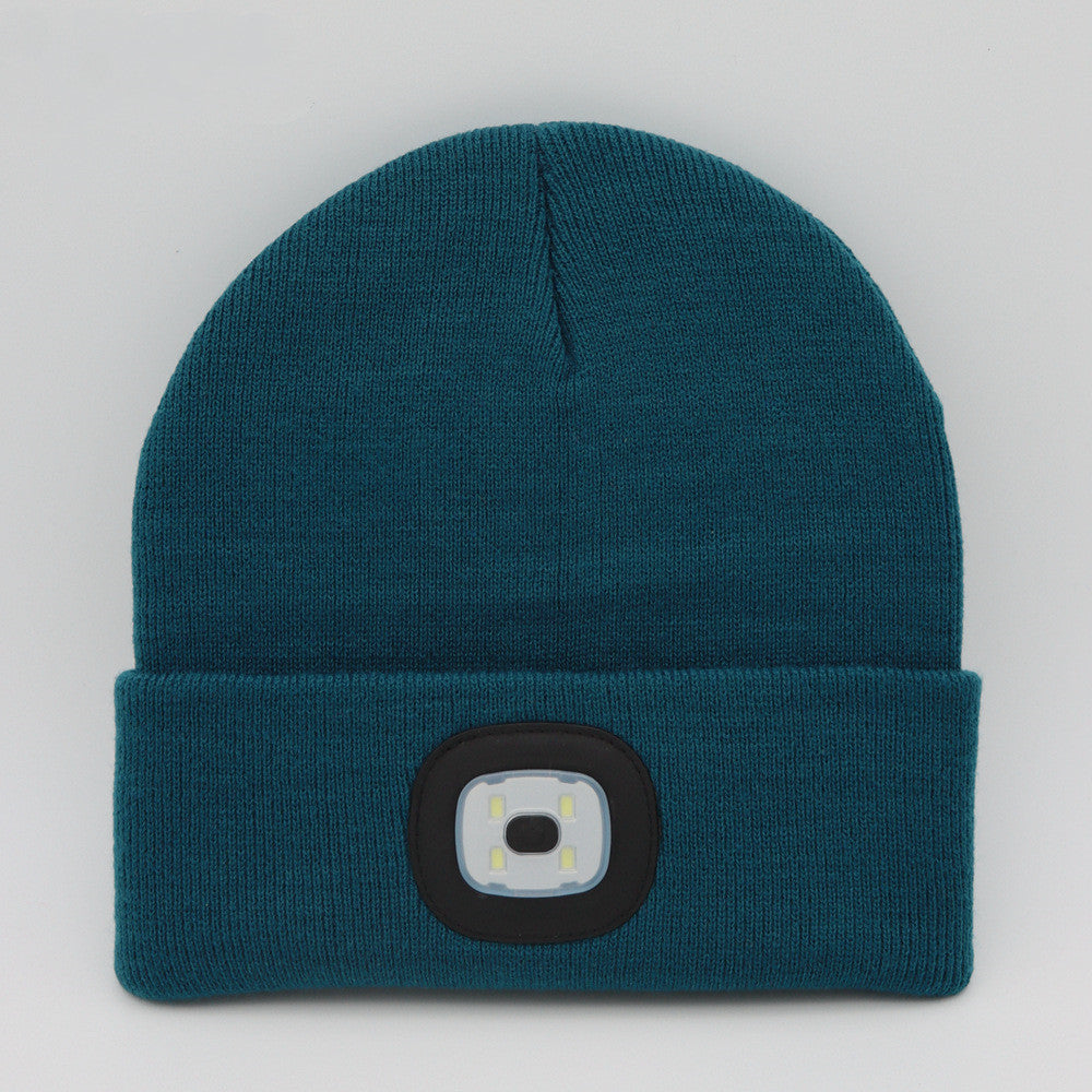 LED Light-Up Knit Beanie Hat