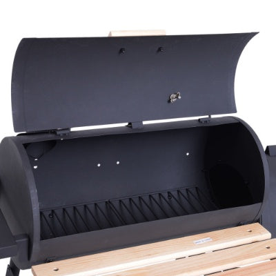 Outsunny 48" Charcoal Grill & Smoker Combo