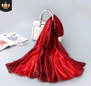 Foulard en soie dégradé Châle de plage