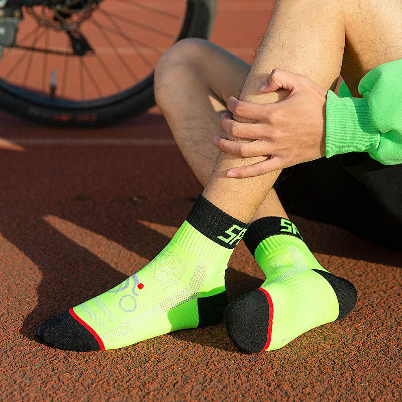 Chaussettes de course à pied et de vélo d'extérieur athlétiques