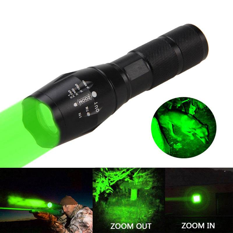 Portable Mini LED Zoom Flashlight Torch