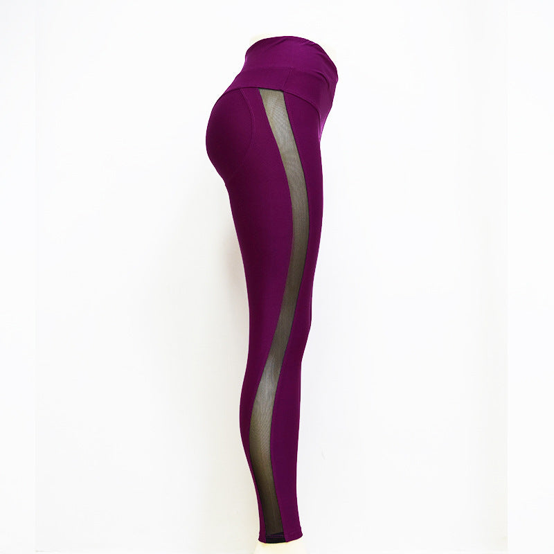Leggings de yoga élastiques taille haute pour femmes