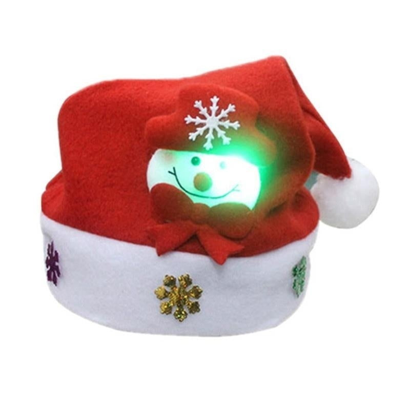 Chapeau de Noël lumineux de dessin animé