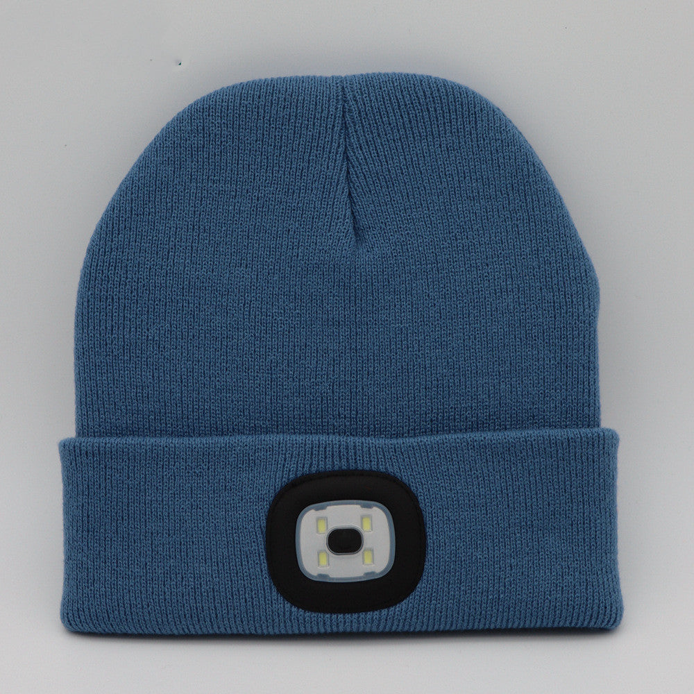LED Light-Up Knit Beanie Hat