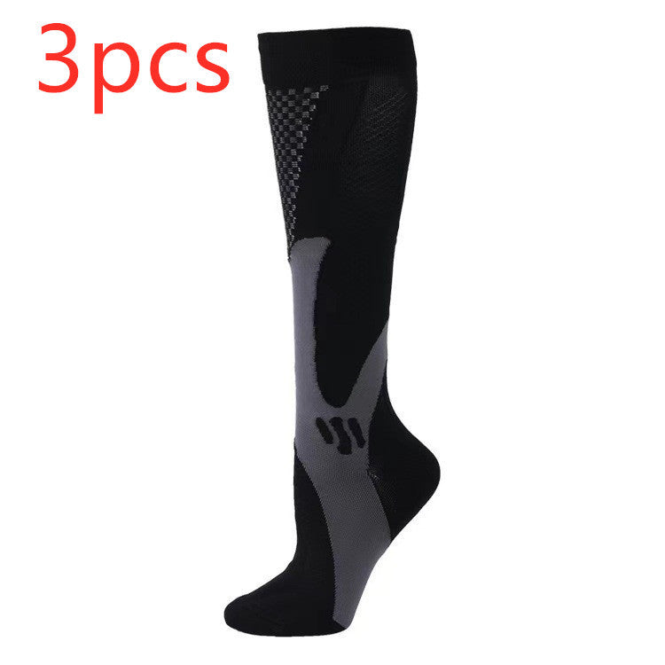 Chaussettes de compression élastiques pour le sport