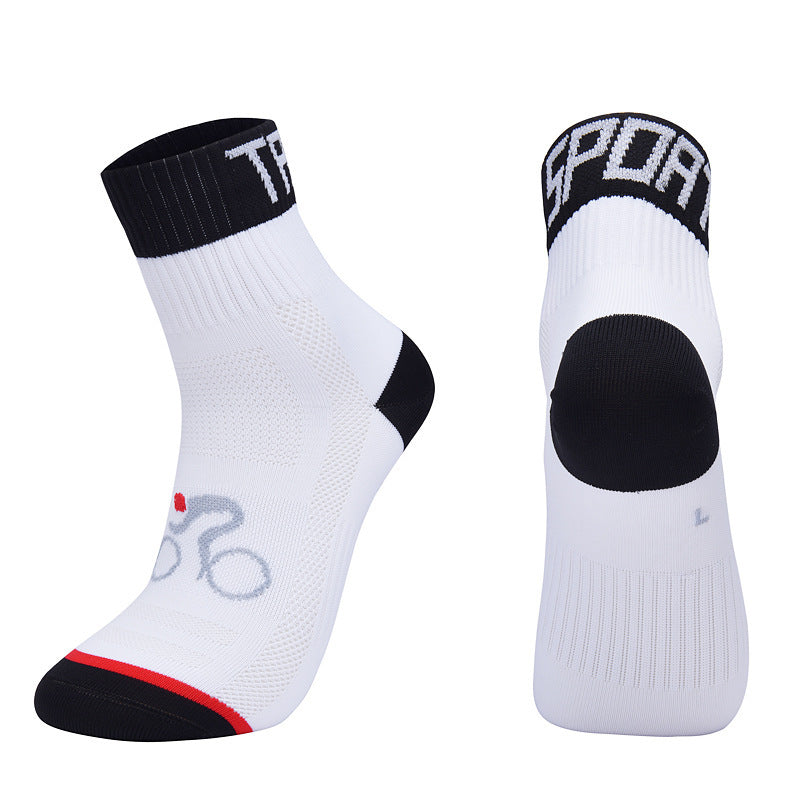 Chaussettes de course à pied et de vélo d'extérieur athlétiques