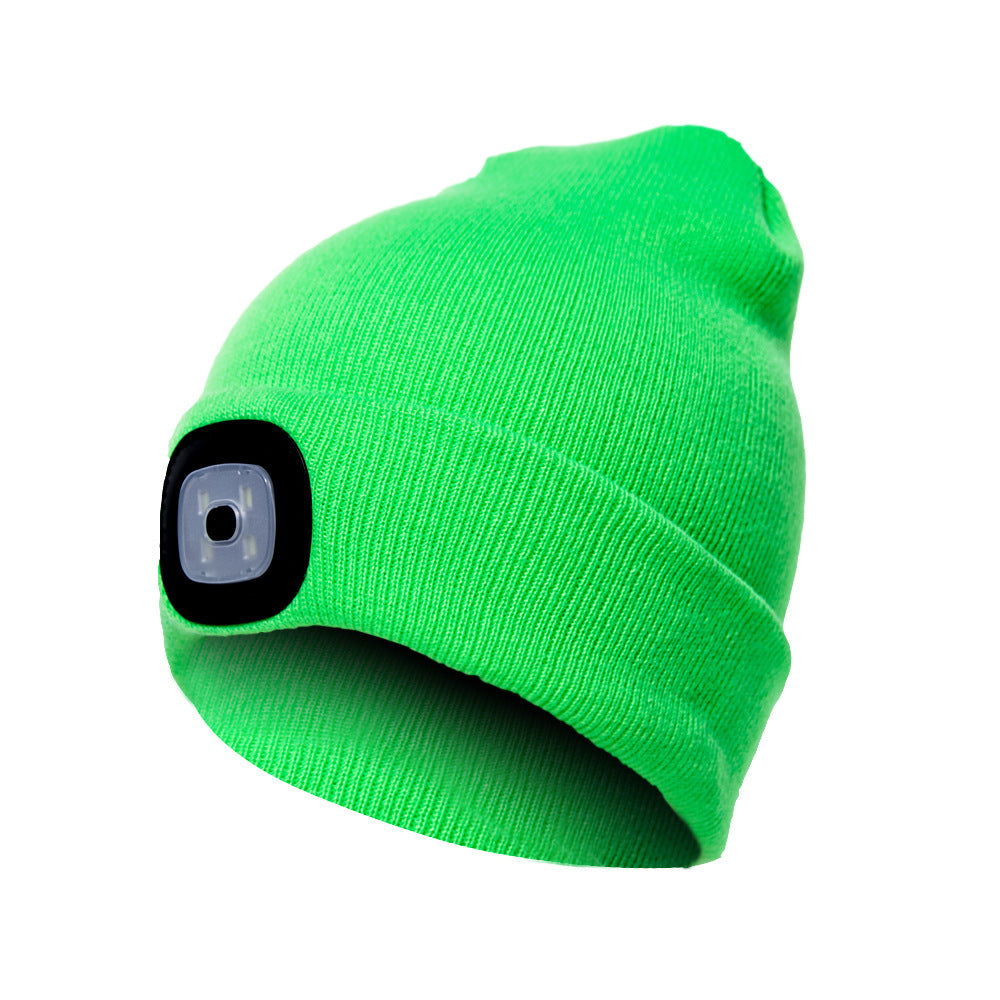 LED Light-Up Knit Beanie Hat
