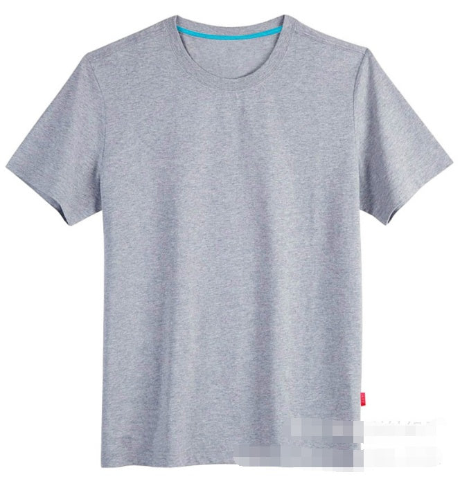 T-shirt à manches courtes en pur coton CVC pour homme