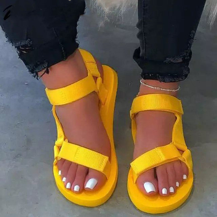 Large Size Flat Casual Beach Sandals