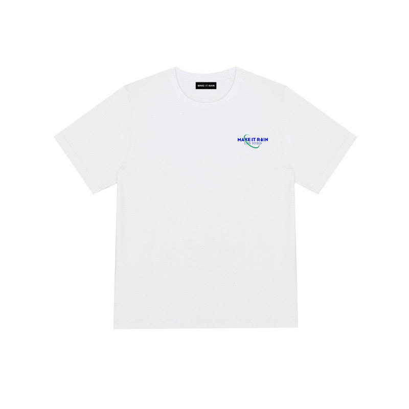 T-shirt homme style hip-hop rétro coréen