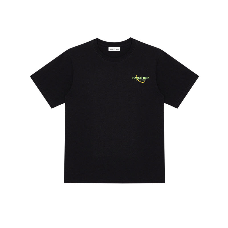 T-shirt homme style hip-hop rétro coréen