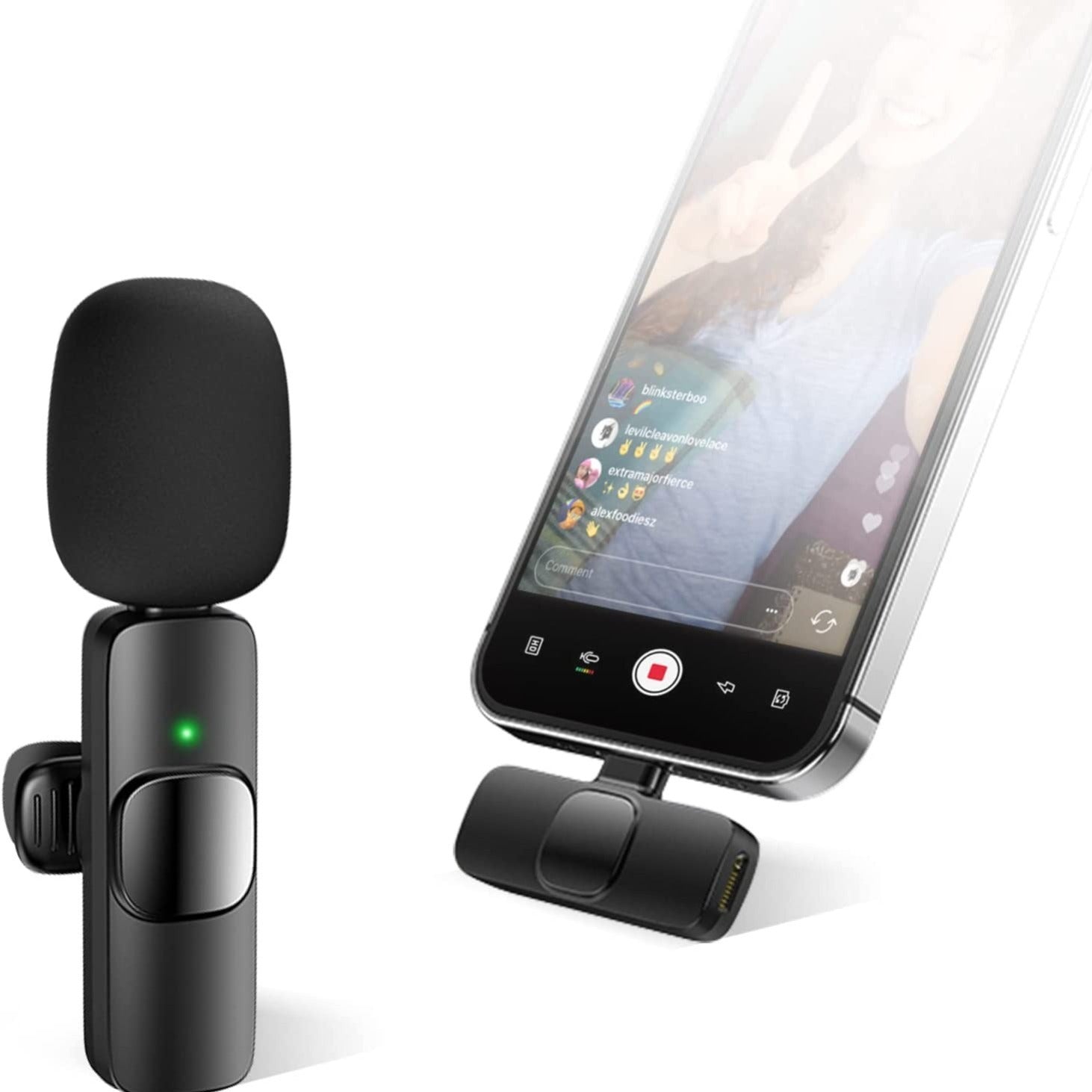 Wireless Lavalier Mic for iPhone & iPad
