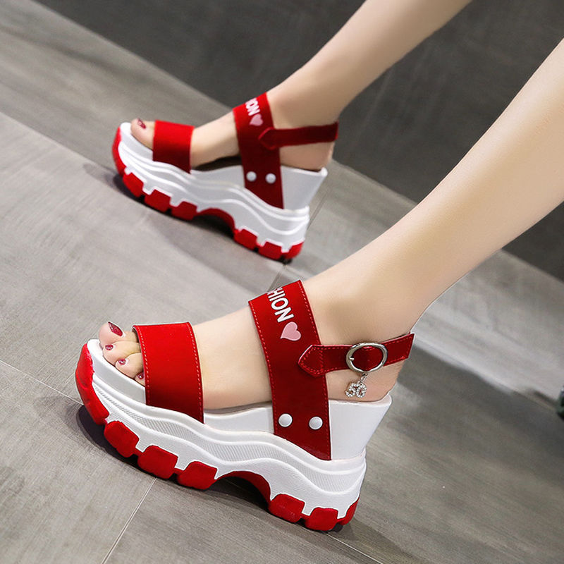10cm Platform Wedge Sandals Women