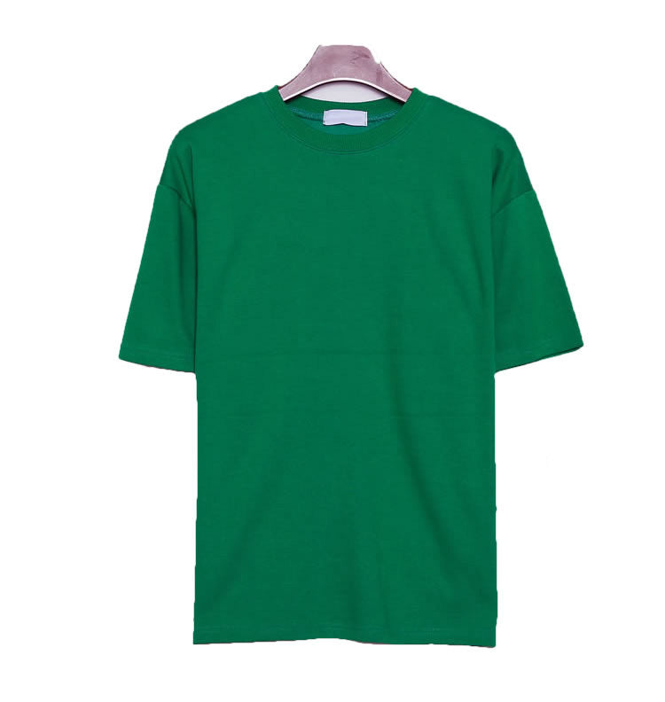 T-shirt ample à manches courtes et couleur unie pour homme