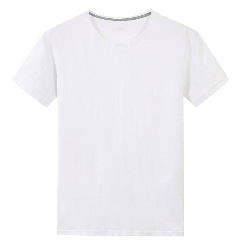 T-shirt à manches courtes en coton uni pour homme