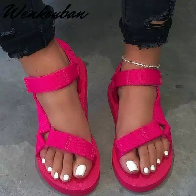 Large Size Flat Casual Beach Sandals