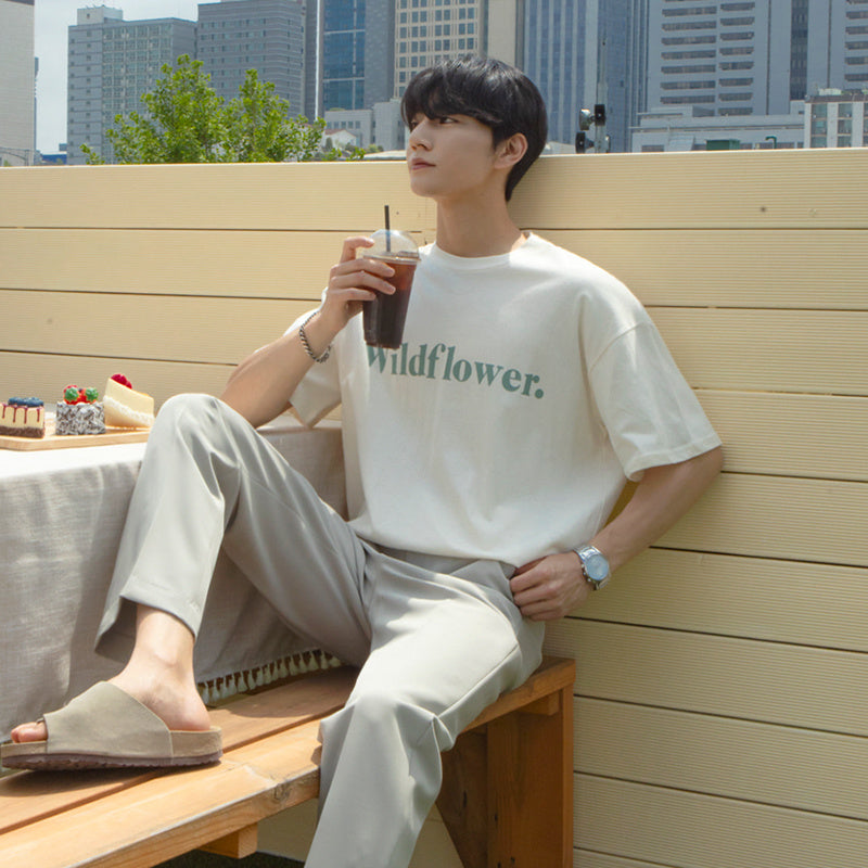 T-shirt ample décontracté coréen Mrcyc pour homme