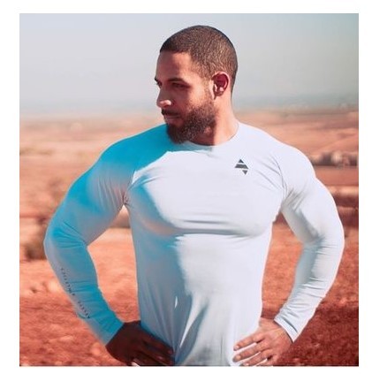 T-shirt d'entraînement à manches longues pour homme