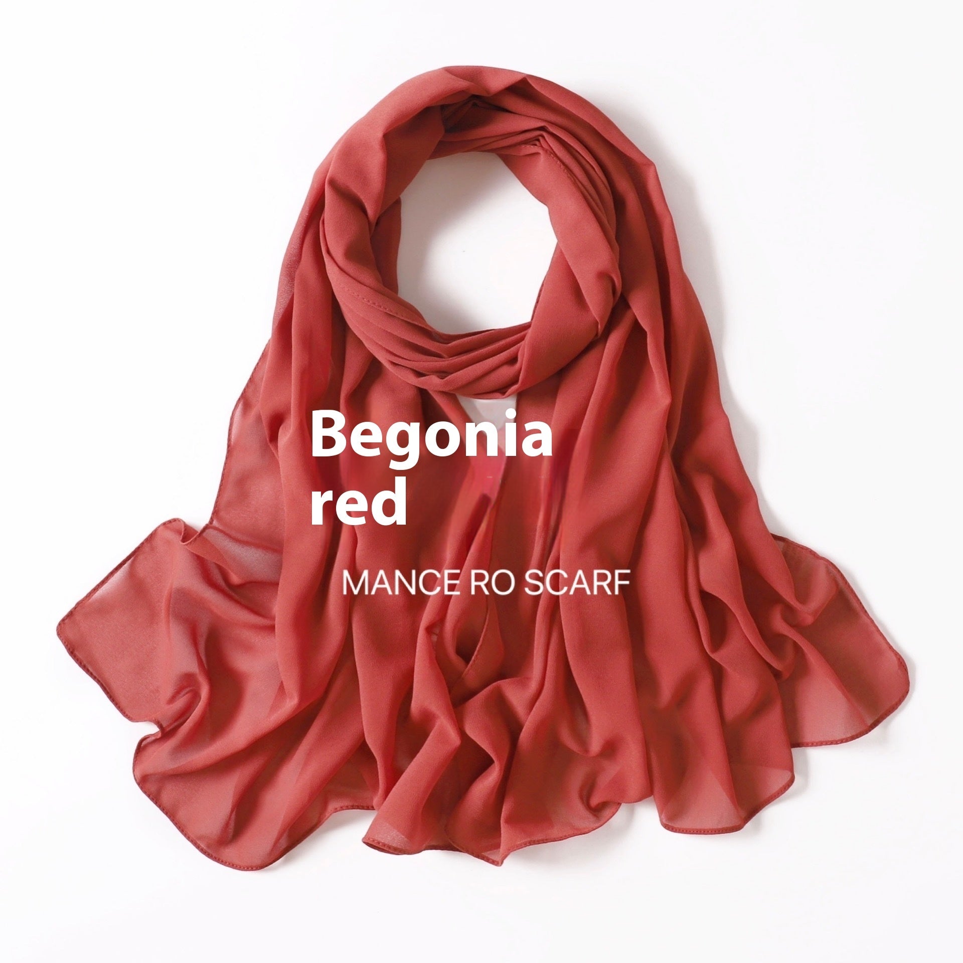 Pearl Chiffon Headscarf Veil Wrap