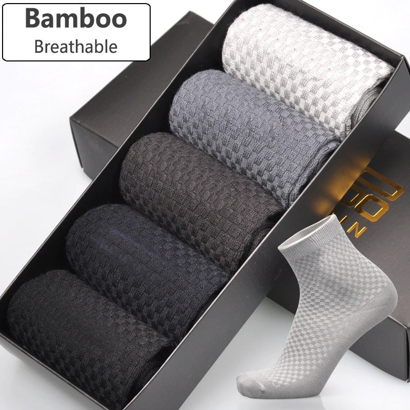 Chaussettes en fibre de bambou pour hommes