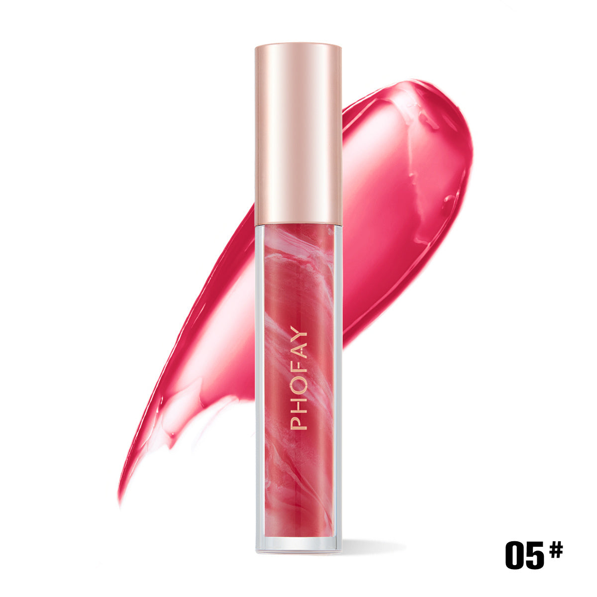 PHOFAY Rose Glow Lip Gloss