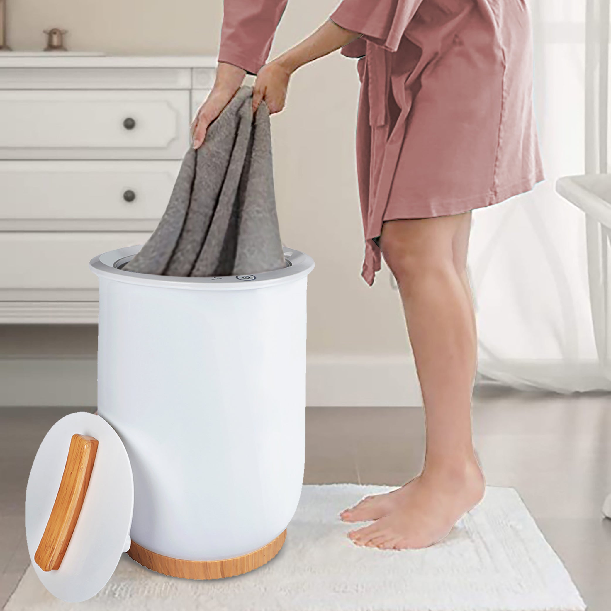 Compact Plastic Electric Towel Warmer