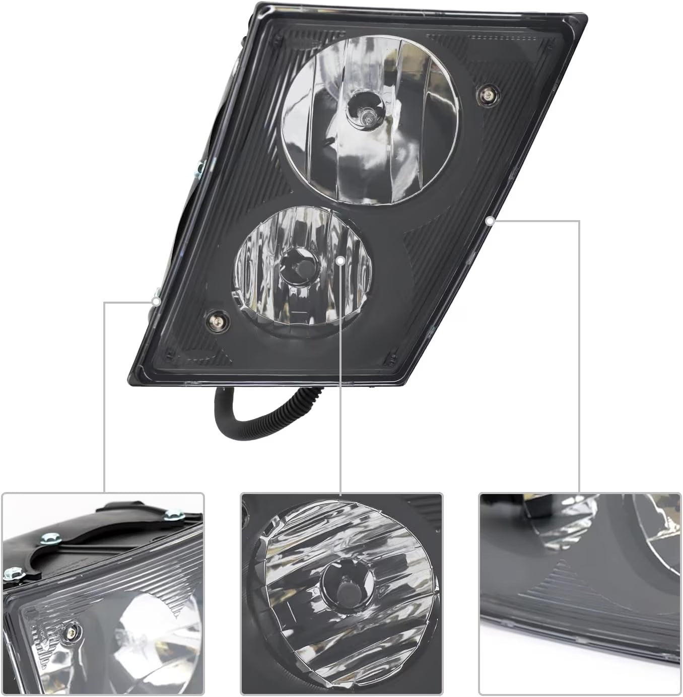 LEAVAN Fog Lamps for Volvo VN VNL 2003–2017