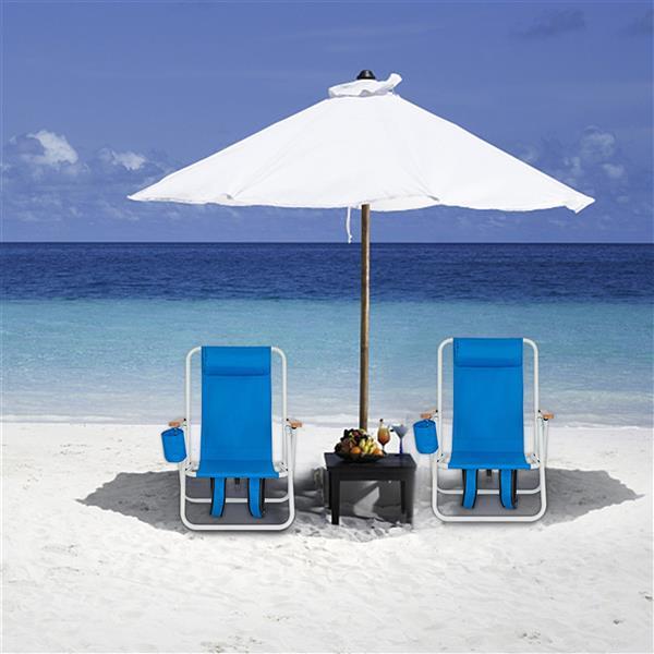 Blue Single Beach Chair