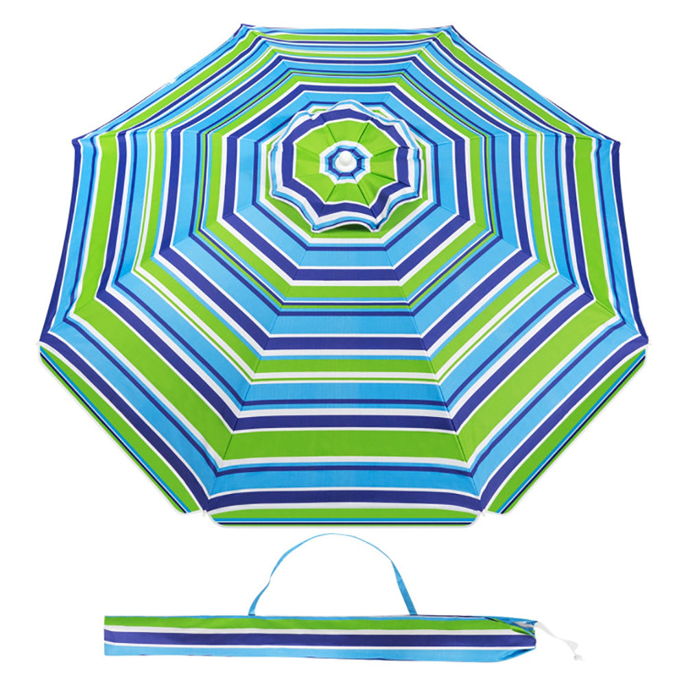 6.5ft Beach Umbrella w/ Carry Bag