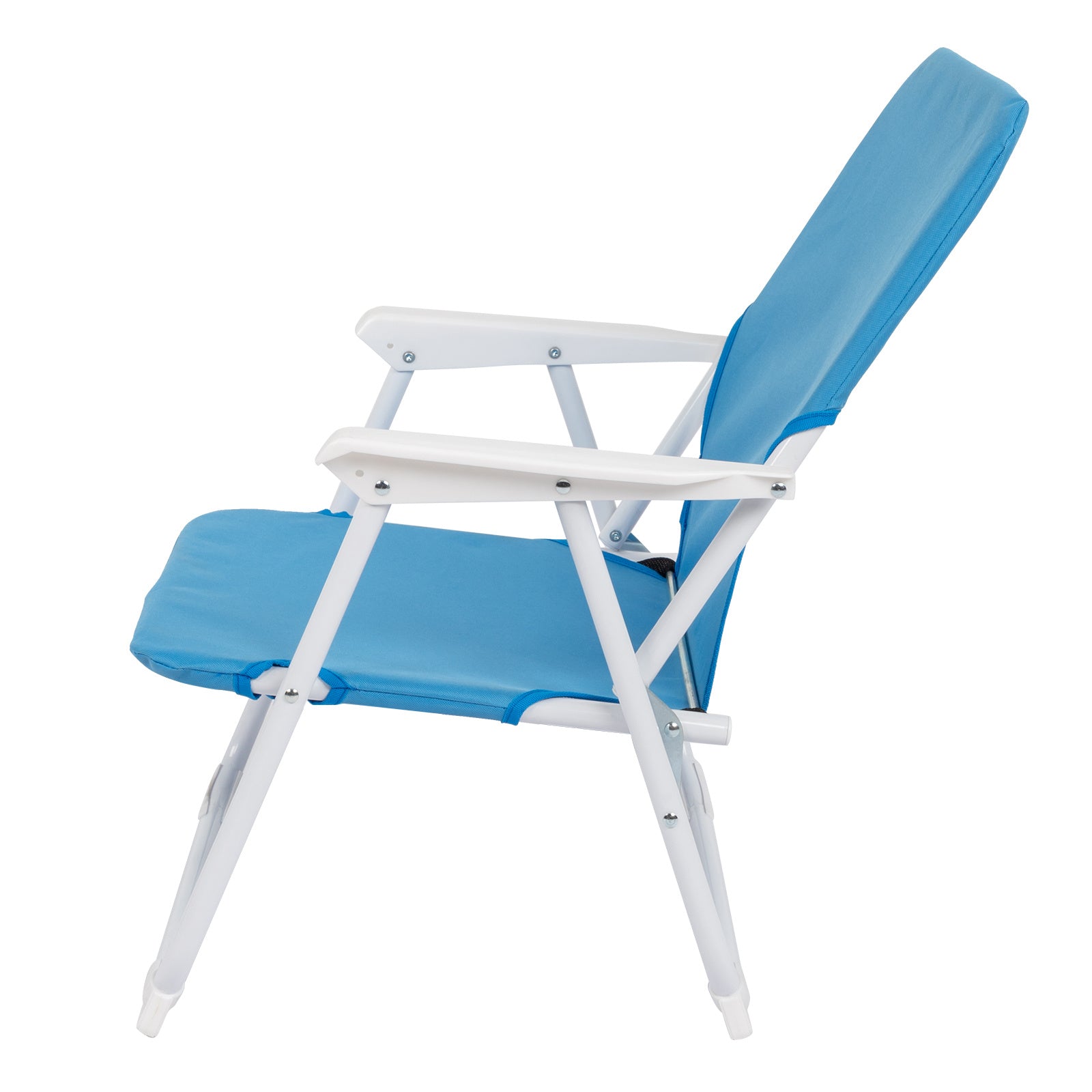 Blue Oxford Folding Beach Chair