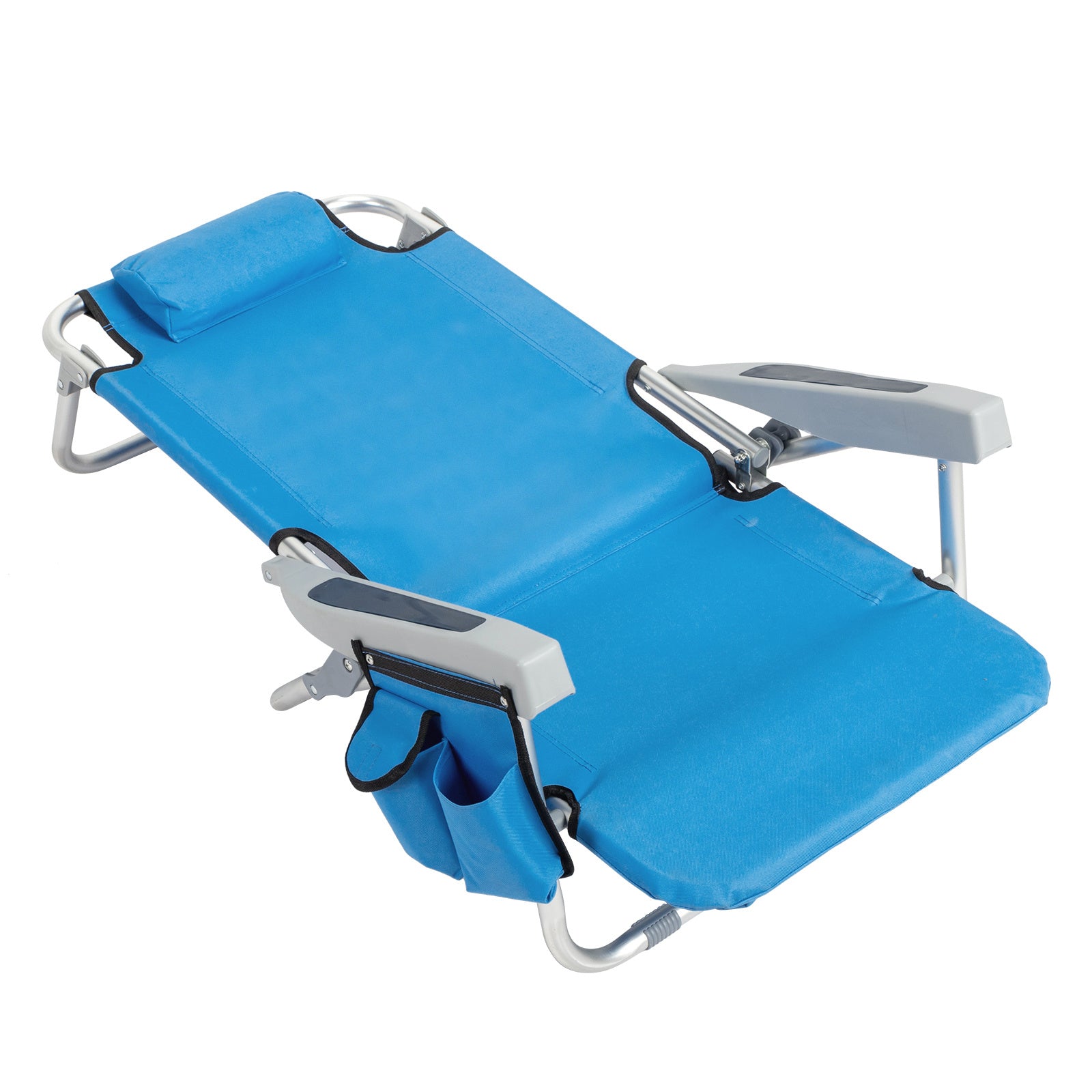 Blue Folding Beach Chair – Lightweight
