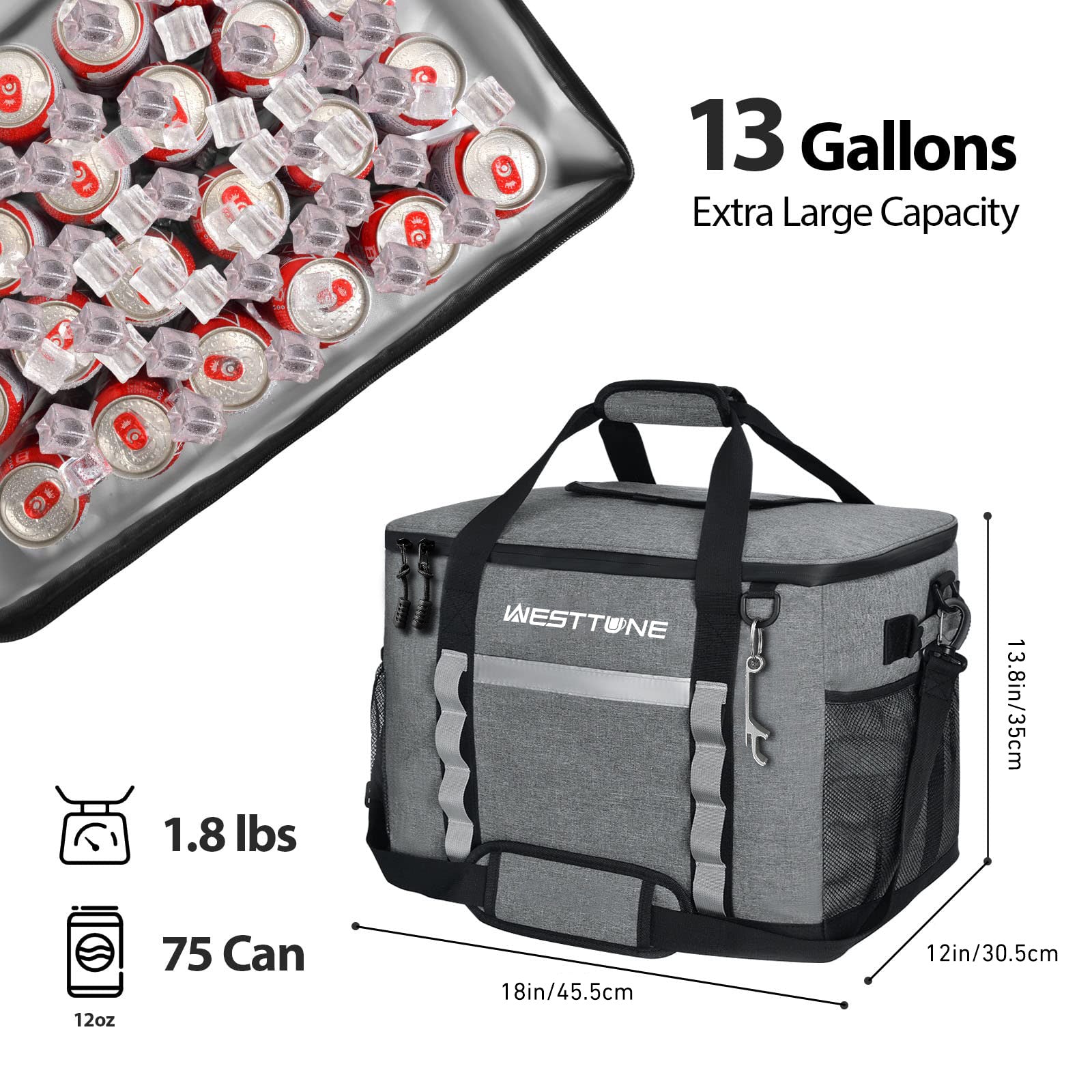 Portable Cooler Bag – Grocery & Camping Use
