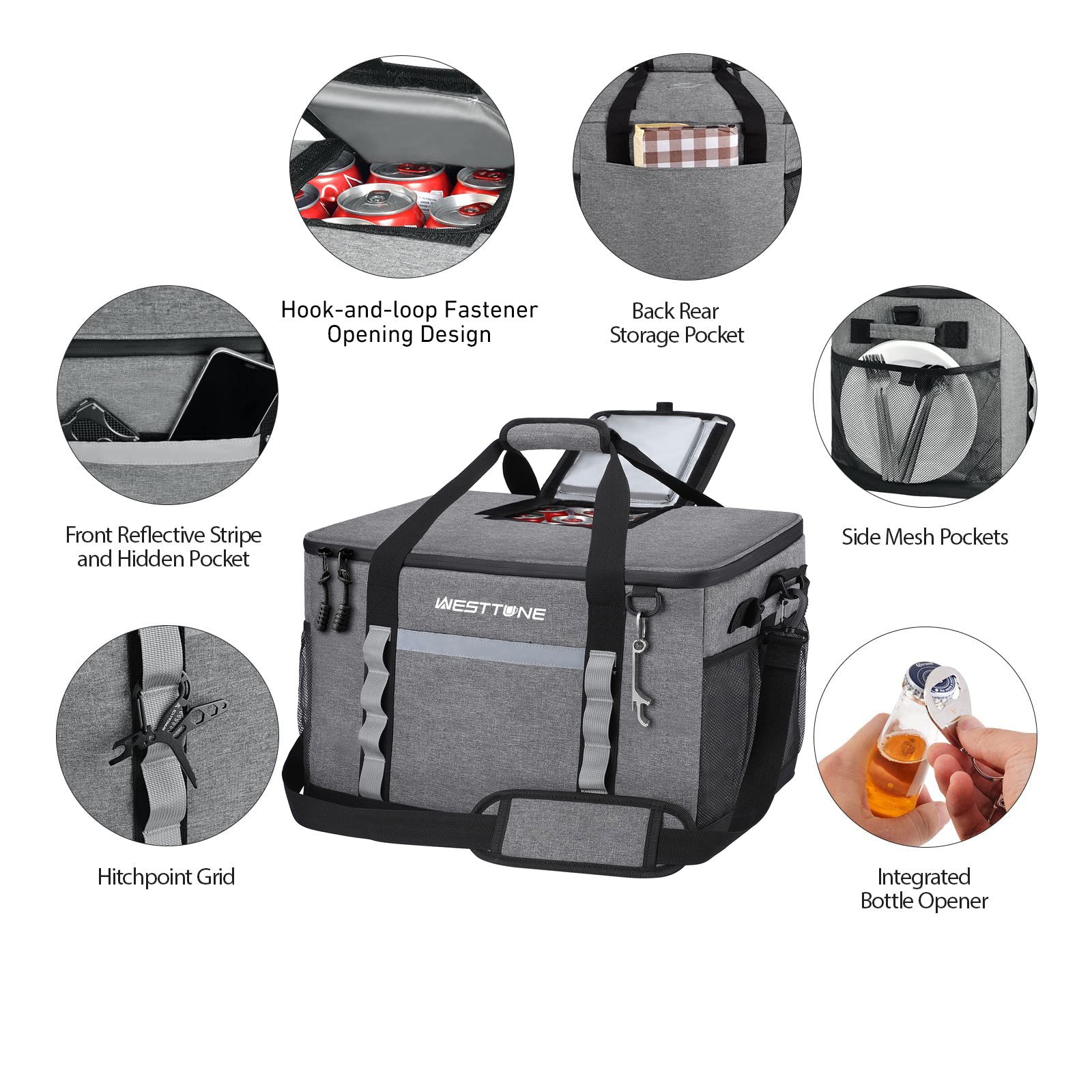 Portable Cooler Bag – Grocery & Camping Use