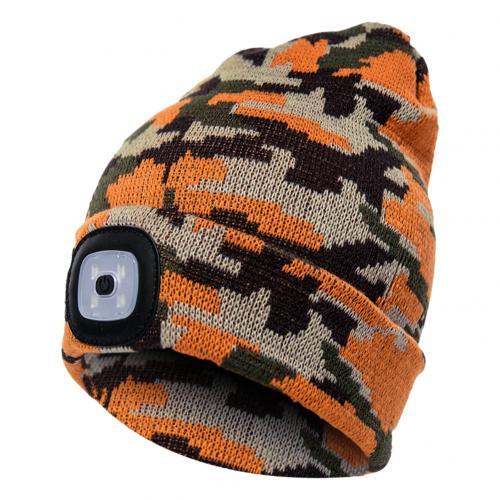 LED Light-Up Knit Beanie Hat