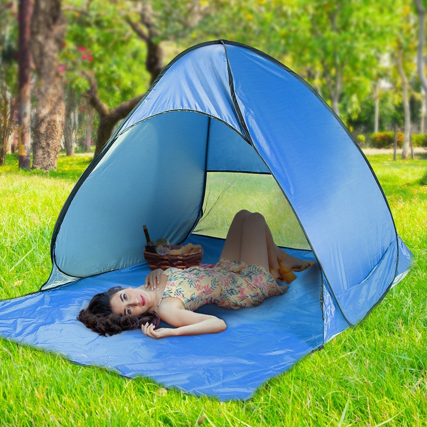 Pop-up UV-Proof Beach Tent for 2-3