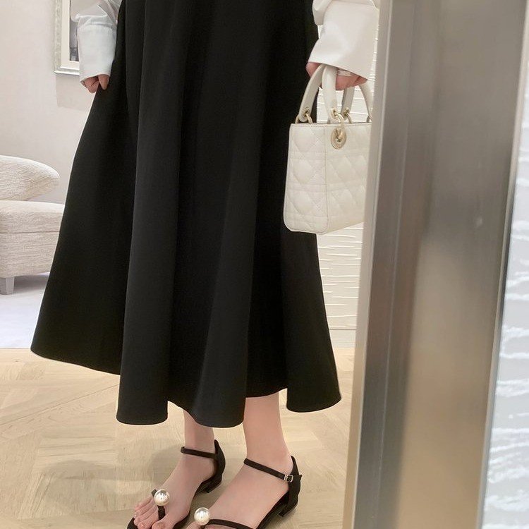 Fairy Style Pearl Flip-Toe Sandals Women