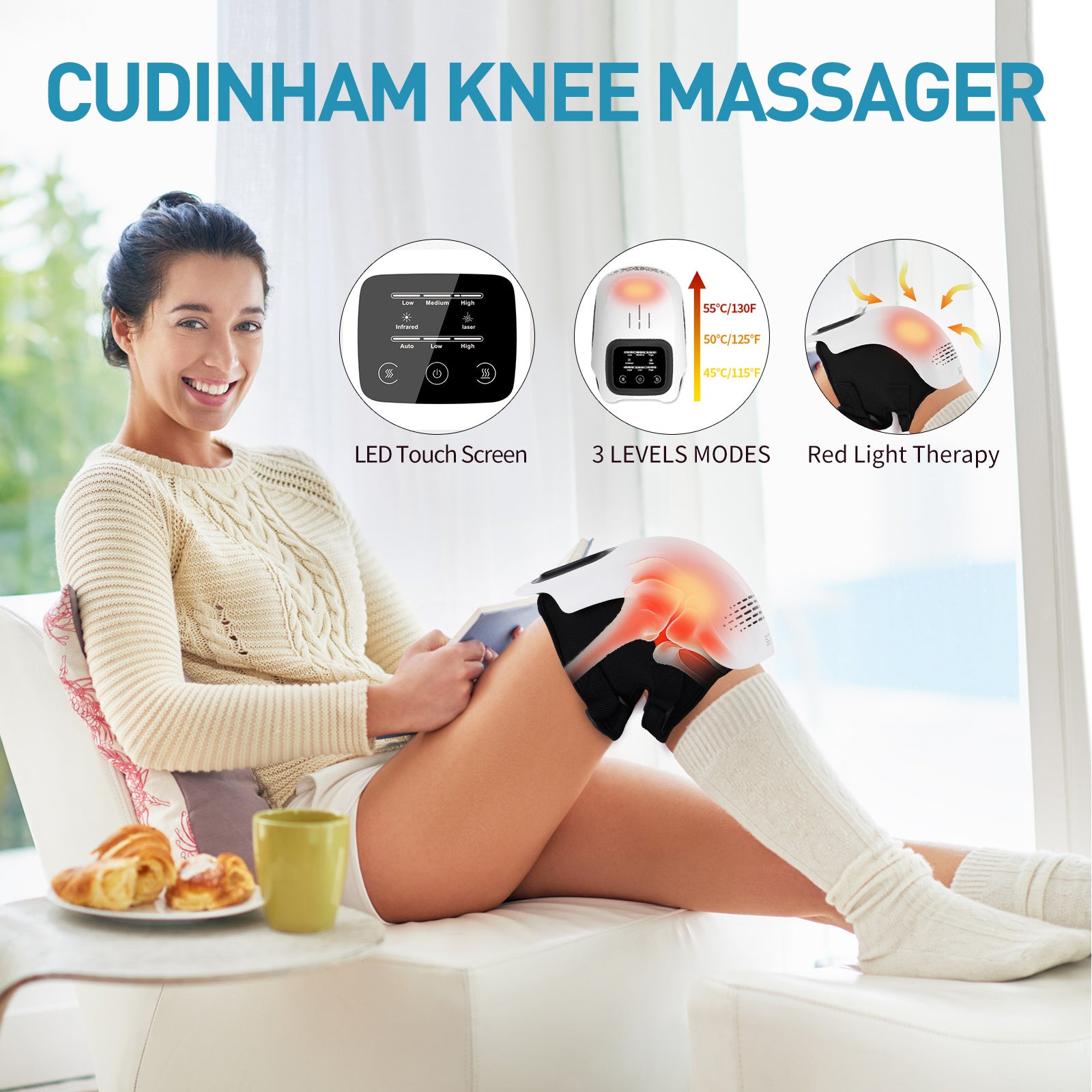 Knee Massager for Pain Relief & Recovery