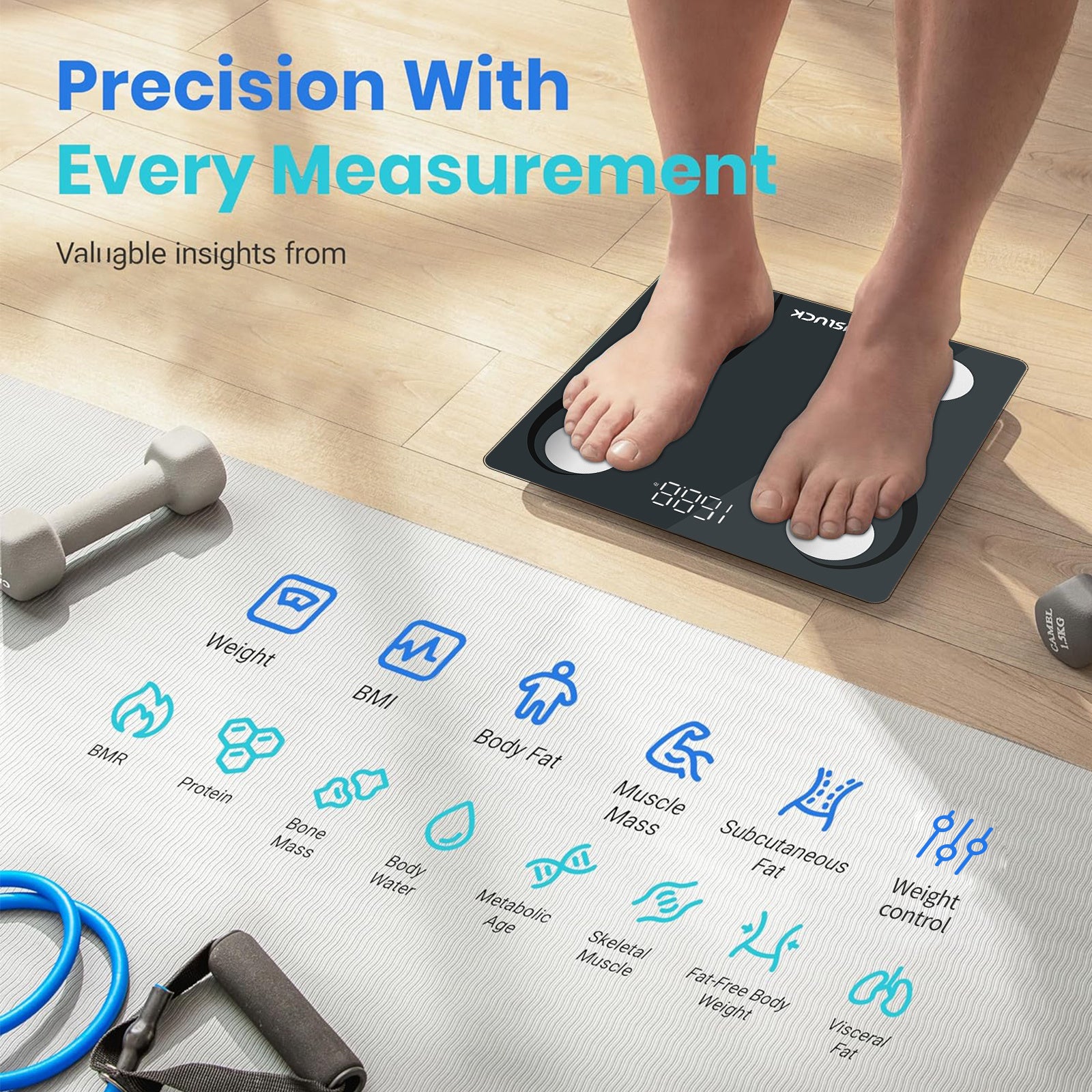 PLusluck Smart Digital Body Fat Scale